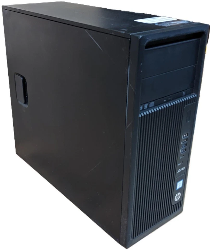 HP Z240 Tower i5 i7 240GB 480GB SSD GTX 1050ti 4GB 1650 4GB Windows 10 - Image 3 of 4