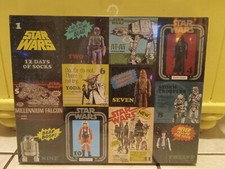  BRAND NEW Disney Star Wars 12 Days of Socks Sock Size 9-11 Shoe Size 4-10 