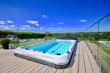 SWIM SPA Passion FITNESS 1 DEEP, 4m x 2.3m, FOUR PUMPS, Free UK Delivery HOT TUB