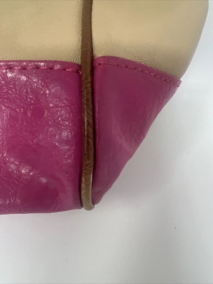 Nine & Co Bolso de Mano Grande Cartera Rosa Tostado Naranja 15" x 12" x 3" Foto 4 de 4