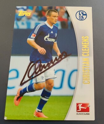 TOPPS CHROME, 2013-2014, CHRISTIAN CLEMENS, AUTOGRAPH, SCHALKE 04