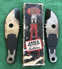New Pair HKP Porter No. 0 Bolt Cutter Jaws 012NE With 5/16 Inch Cut Capacity USA