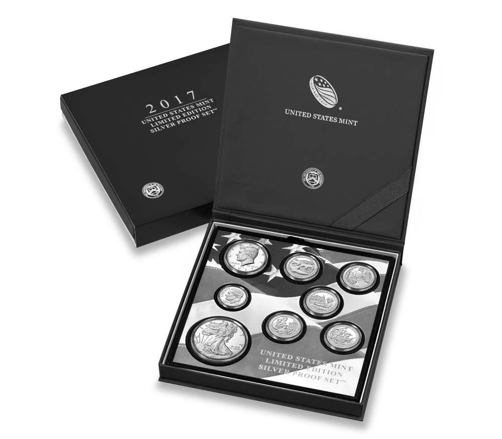 2017-S U.S. Mint Limited Edition Silver Proof Coin Set - COA