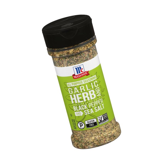 McCormick All Purpose Garlic Herb Black Pepper & Sea Salt Seasoning 4.