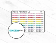 2328-6~~Grocery Shop Planner Stickers.