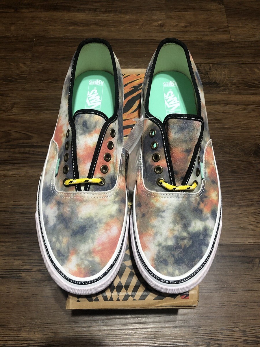 VANS × ARIES AUTHENTIC LX タイダイ 23cm Vans Aries OG Authentic LX Tie Dye Men's sz 13 VN0A4BV9YZC