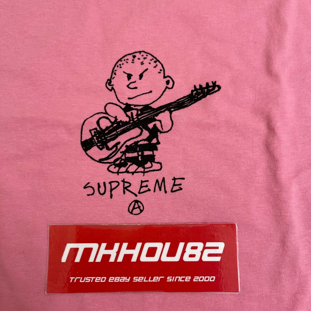 New Supreme Rocker Tee T-Shirt Pink Fall Winter 2021 FW21 New Supreme Rocker Tee T-Shirt Pink Fall Winter 2021 FW21