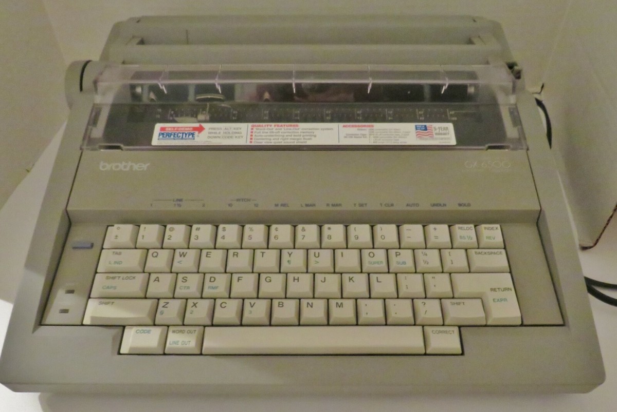 ブラザー電動タイプライター GX-6500 Brother Model GX-6500