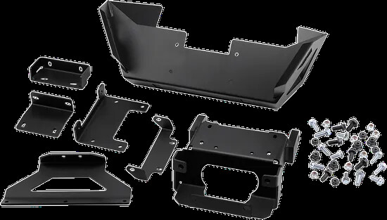 Warn Steel Black Powder Coated Front Bumper from Polaris RZR S 900