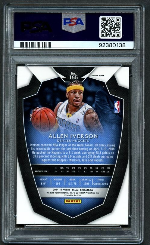 2014NBA Panini Allen Iverson City Limits Prizm
