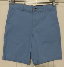 NWT Wonder Nation size 10 blue casual flat front chino shorts boys