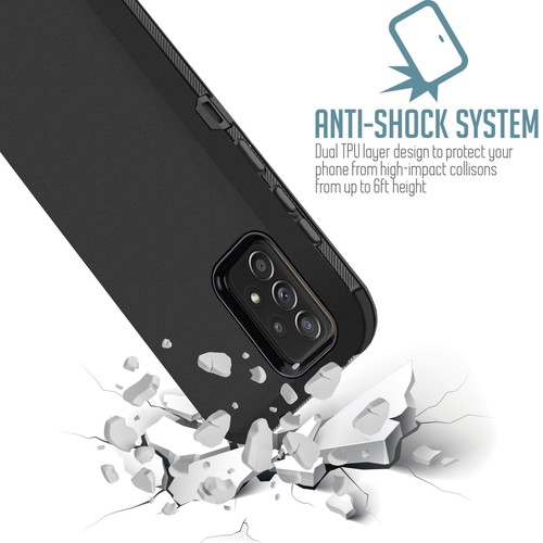 For Samsung Galaxy A53 5G Holster Shockproof Belt Clip Built Screen Phone Case - 第 19/19 張圖片