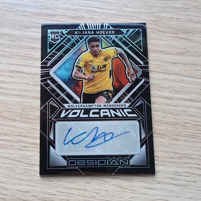 Wolves 2021-22 Obsidian Volcanic Ki-Jana Hoever RC AUTO /149