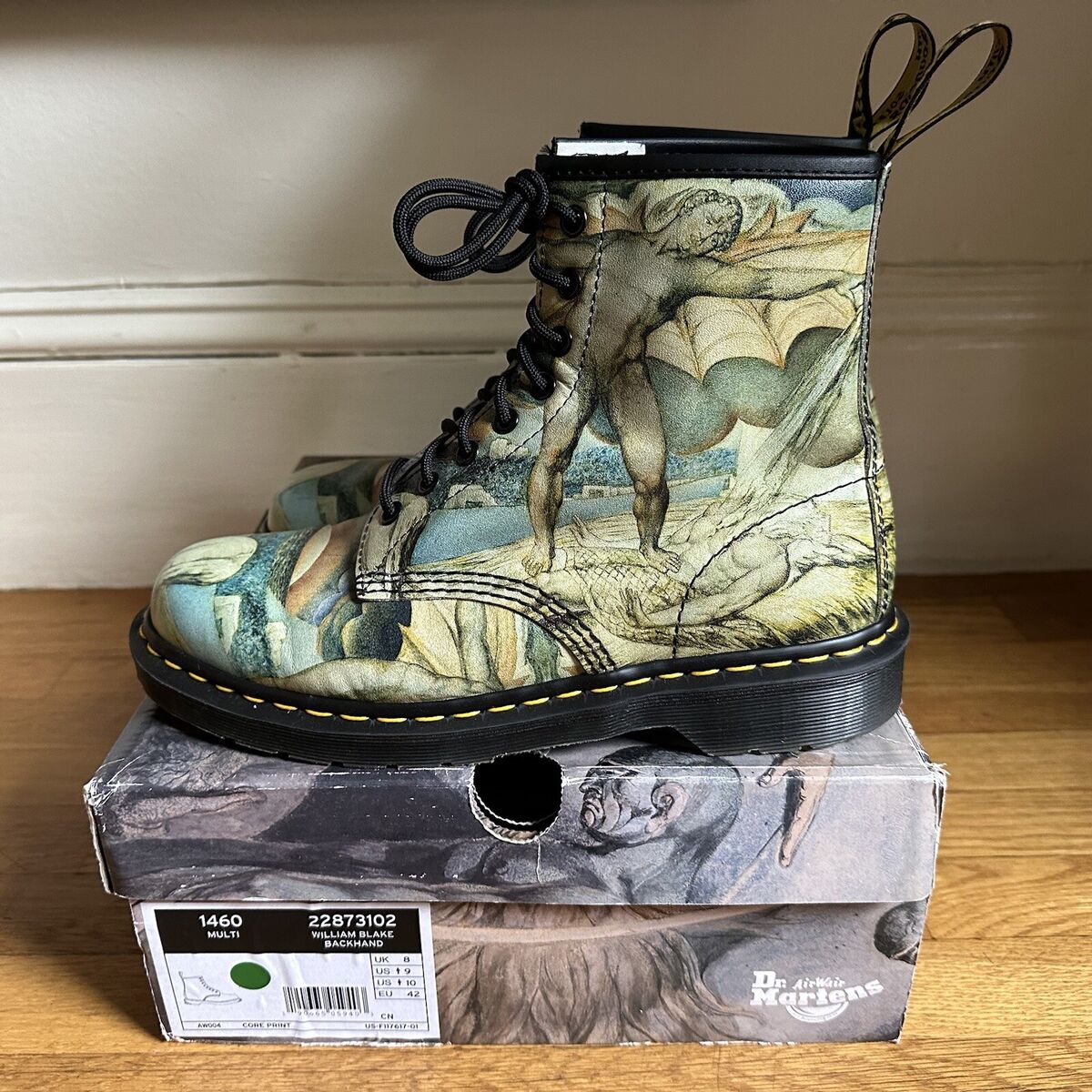 💫DOC Dr. Martens Tate Museum William Blake 1460 Boots 💫DOC Dr. Martens Tate Museum William Blake 1460 Boots
