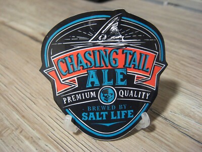 Salt Life Decal - 2.75'' Surface Mount Vinyl Sticker - Chasing Tail Ale SAD979