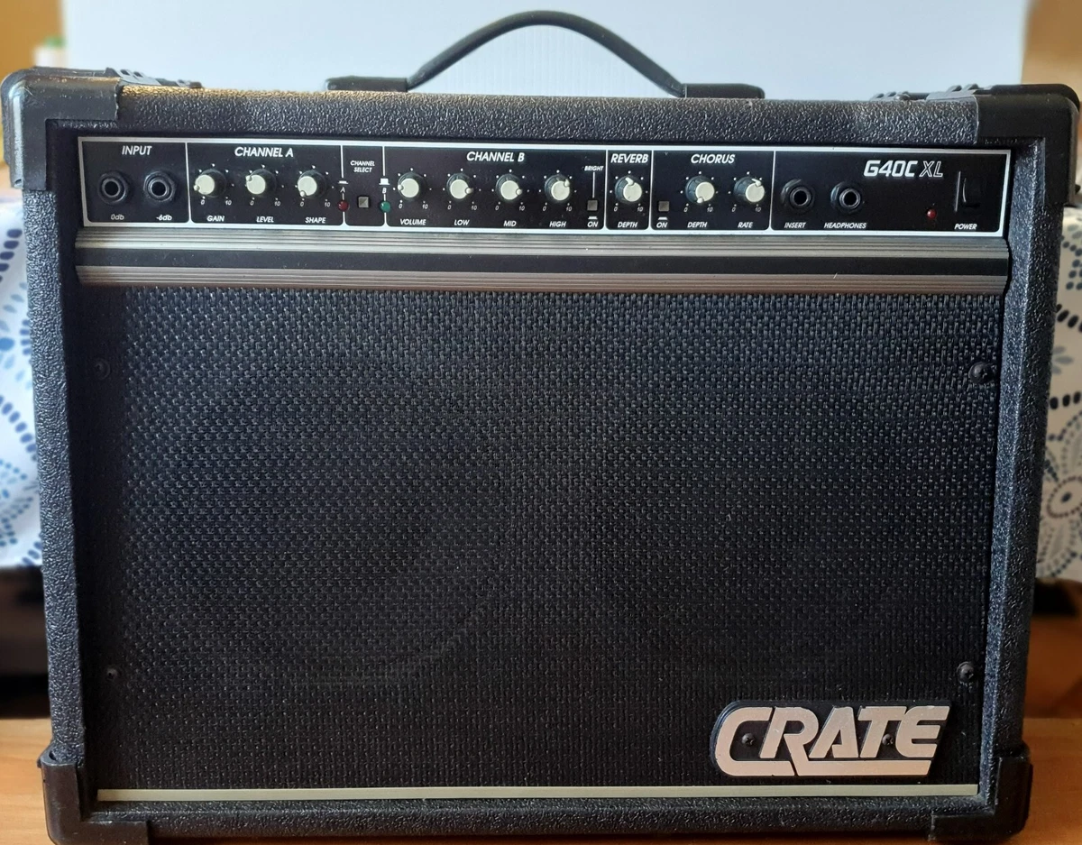 GUITAR AMPLIFIER CRATE G40C XL 1980 s SOLID STATE EXELENT