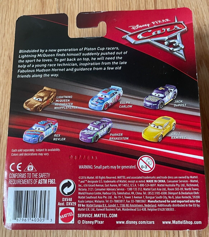 Disney Pixar Cars 3 Chick Hicks w/ Headset NIB eBay