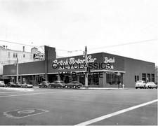 1953 British Motor Car Jaguar Mg Auto Dealership 8x10 Photo San Francisco Calif.