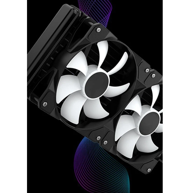 V240 Liquid CPU Cooler 240mm RGB&PWM Pump&Fan 250W TDP AIO Water Cooler NEW - Image 4 of 4