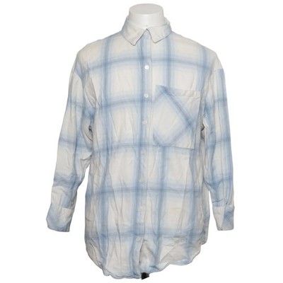 Divided by H&M, Oberhemd, Damen, Größe: S, Blau/Weiß, Baumwolle, Karo #vXv