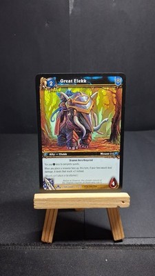 Great Elekk scourgewar 134/270 World of Warcraft Trading Card Game Blizzard