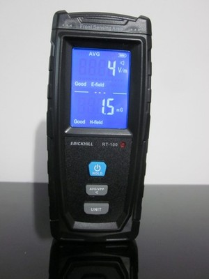 Erickhill RT-100 EMF Tester Professional Electromagnetic Field Meter Rechargeabl