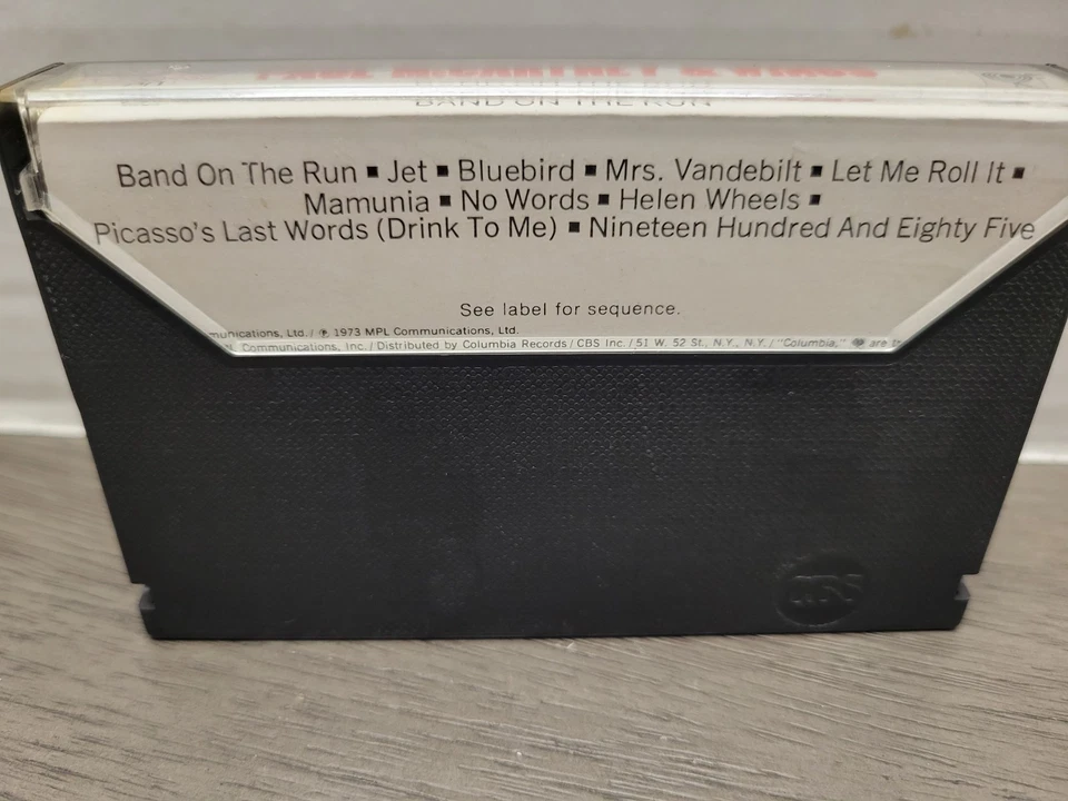 Paul McCartney & Wings - Band On The Run Columbia  Cassette Tape PCT 36482 - Image 2 of 4