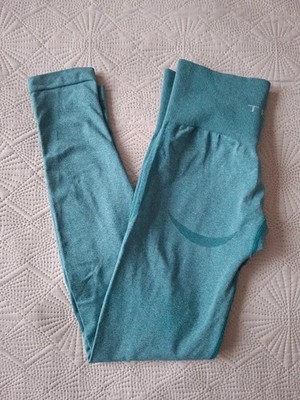 Teveo V-Shape Leggings XS | Petrol Blau Push Up Zustand sehr gut