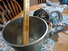solid brass Champagne cooler with 6" Ibex GOATS handles- rings like A bell — photo 5