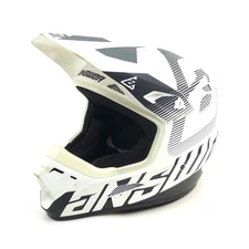 Answer A23 AR1 V2 Bold Helmet - White/Black - Youth Medium OPEN BOX 447755