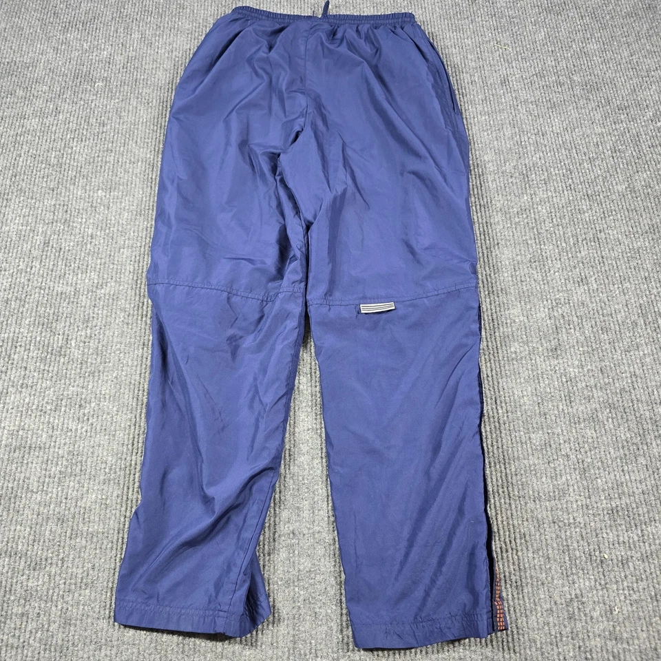 Pantalones Adidas Para Hombre De Colección Años 90 Grandes Azul Malla Forrados Pista Cortavientos Pierna A Presión Foto 2 de 4