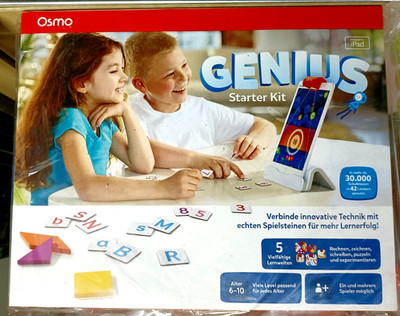 Osmo Genius Starter Kit mit 5 Interaktiven Lernspiele für iPad