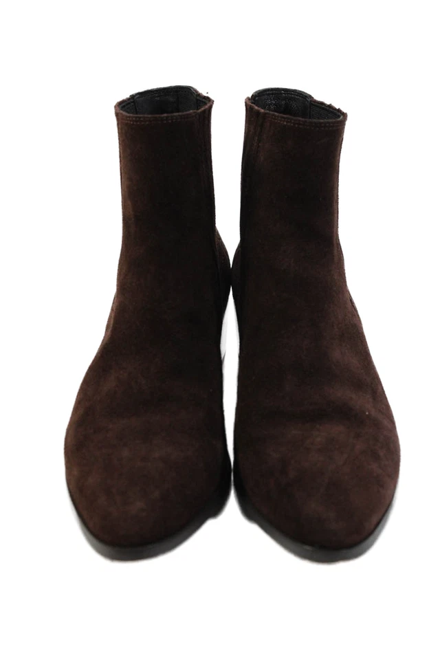 Botas al tobillo Rag & Bone para mujer de gamuza con inserción elástica marrón talla 37 7 Foto 2 de 4