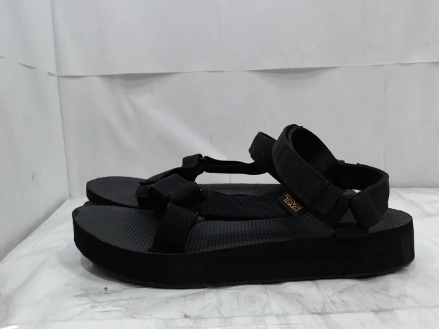 As Is For Parts Teva Womens Midform Black Size 9 Sandals