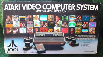 Atari Video Computer System Vintage Origanal Box & Manual (only) Great Condition
