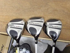 Orlimar HipSteel Woods Set: Driver, 3, 5 Woods Regular Flex Grafalloy EXCELLENT!