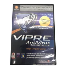 New Sealed Vipre Antivirus + Anit Spyware Single Computer License