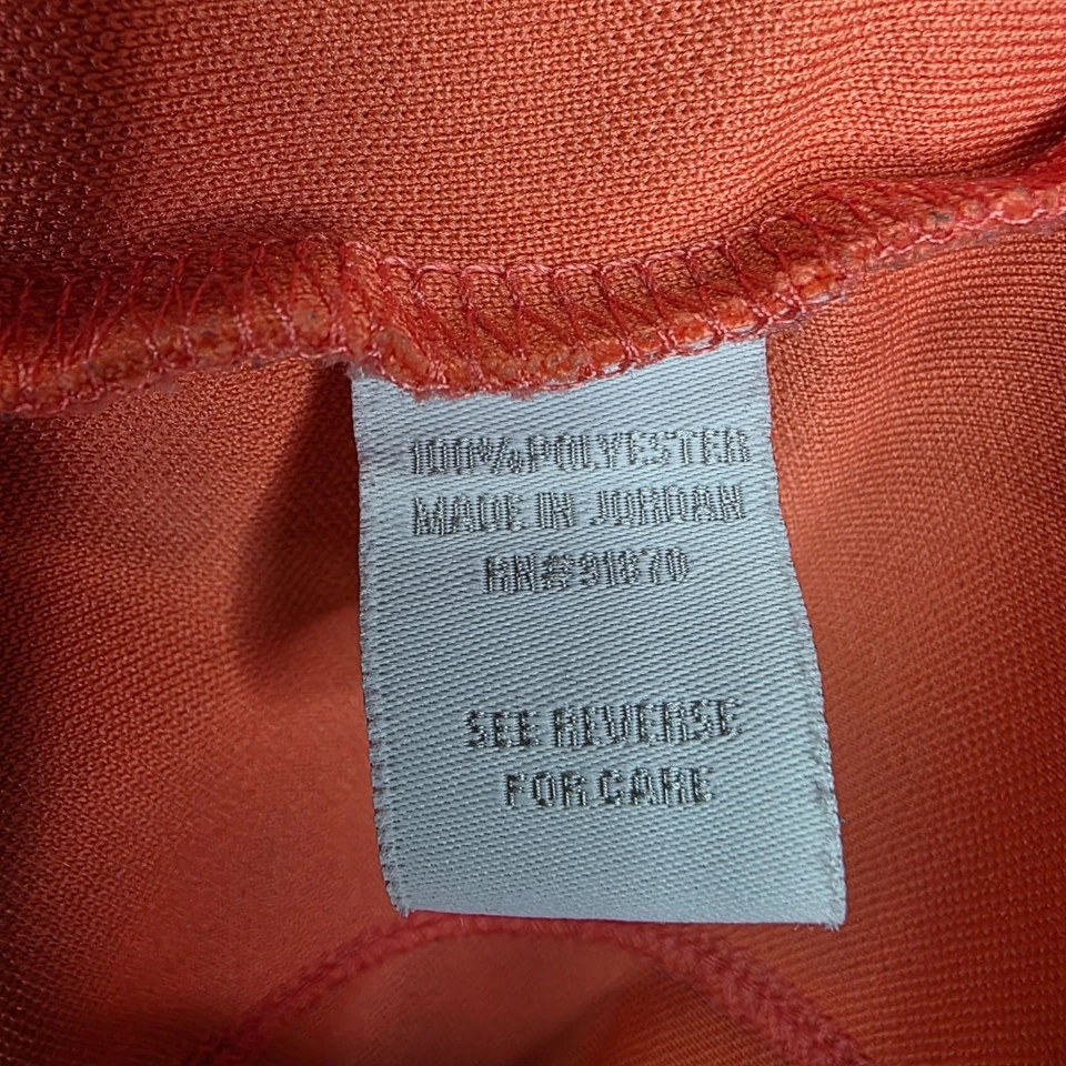 Camisa polo feminina Bolle laranja Tech sem mangas gola V 100% poliéster tamanho G - Imagem 3 de 4