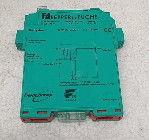 PEPPERL+FUCHS KLD2-PC-1.1.IEC Fieldbus Acondicionador de potencia Sistema K Transductor Foto 2 de 4