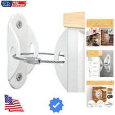 Furniture Anchors 10 Pack for Baby Proofing, Furniture Straps Anti Tip Furnit...