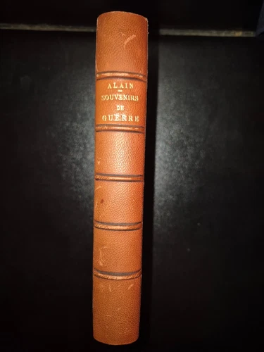 ALAIN - SOUVENIRS DE GUERRE - PAUL HARTMANN 1937 - EO