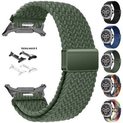 Magnet Nylon Armband Für Samsung Galaxy Watch 8/8 Classic/Watch 8 Classic Ultra