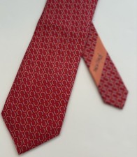 Corbata de seda para hombre Pineda Covalin herraduras rojas Charreria