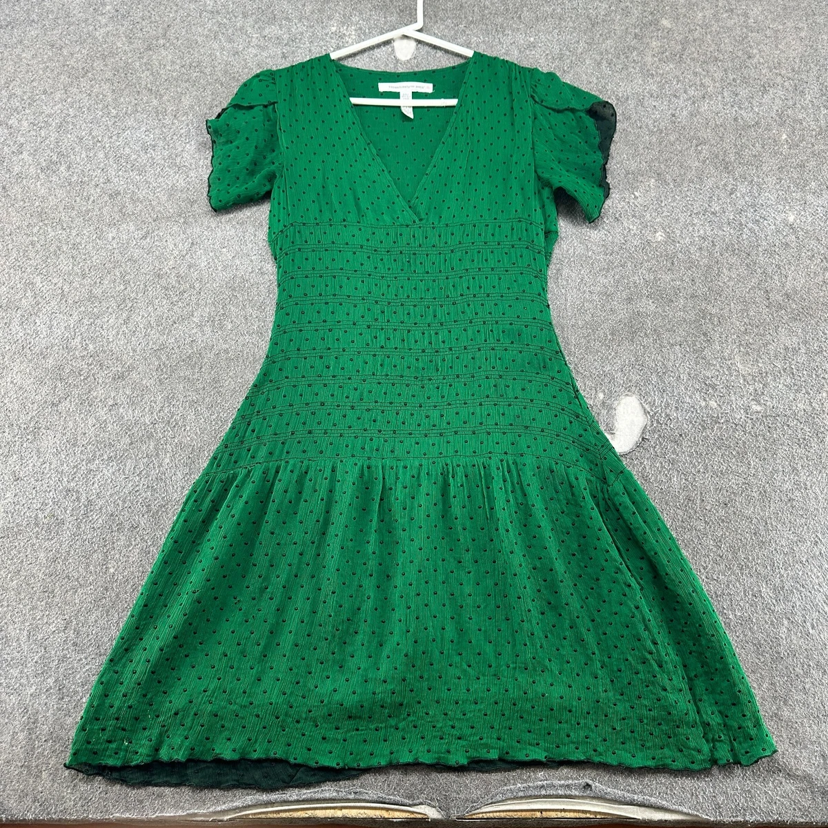 emerald green shift dress uk Diane Von Furstenberg Romper w/ Tags