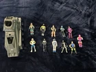 Vintage GI Joes (lots of 11) + Vehicle