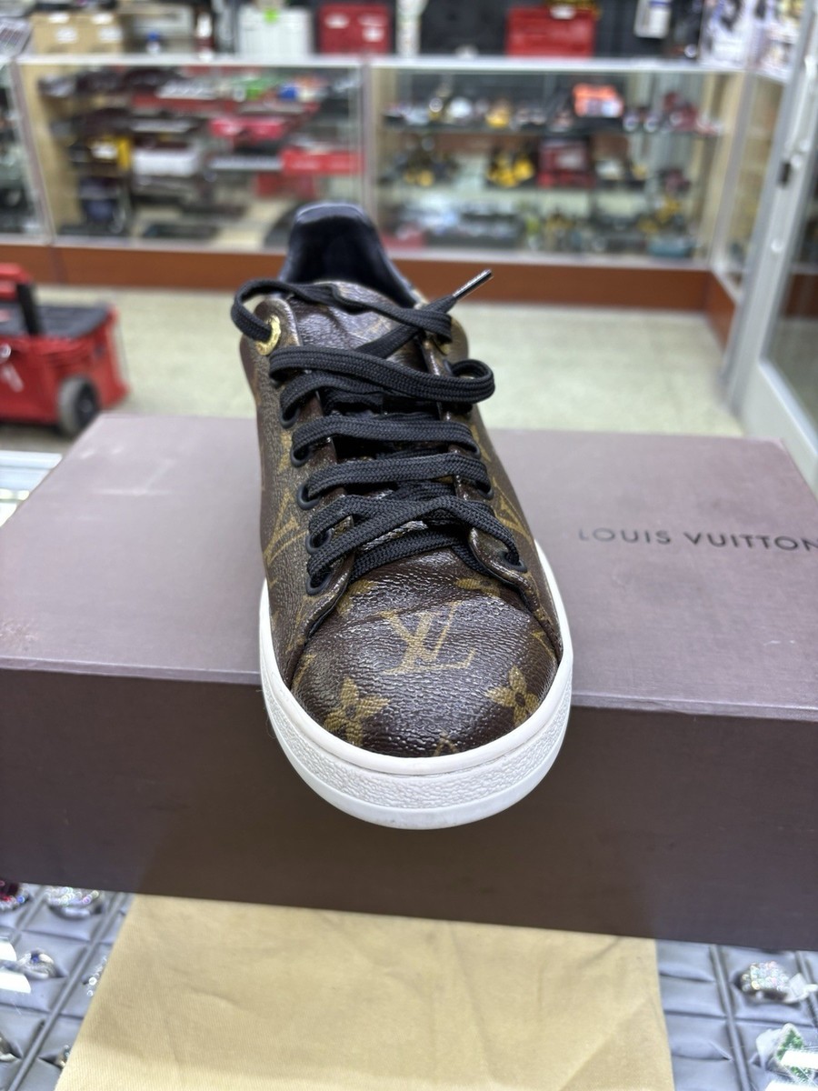 Louis Vuitton Frontrow Monogram Sneakers MS1125 size 37.5 Women's