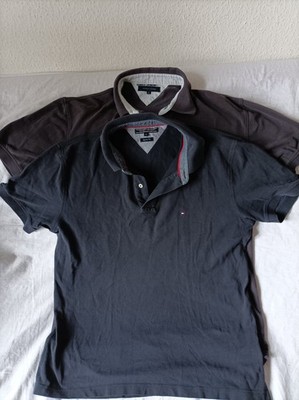 Tommy Hilfiger Poloshirt Herren Gr .XL Blau/Grau 2 Stück 13,00  
