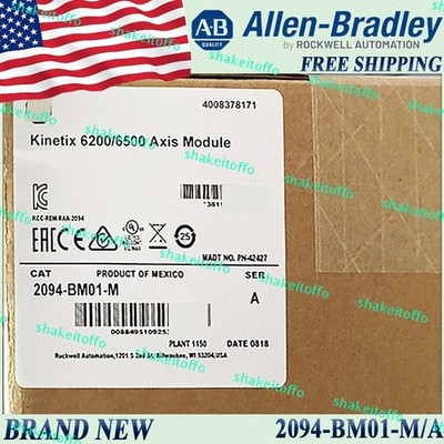 New in Box AB 2094-BM01-M/A Kinetix 6200/6500 Axis Module FreeShip US