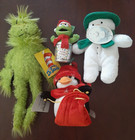 Christmas Assortment: 11 in Grinch, 7 in Snowman, 7 in Penguin + 5 in Oscar — photo 1