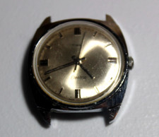 VTG Timex Electric Men's Watch Gold Dial Watch Only Needs Battery Parts/Repair